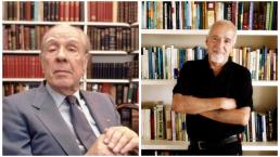 Jorge Luis Borges y Paulo Coelho