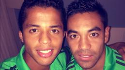 Giovani Dos Santos y Marco Fabián (Foto: Instagram Gio)
