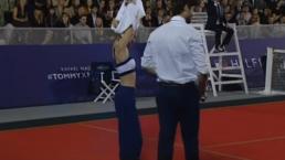 Rafael Nadal en curioso partido de 'strip-tenis'