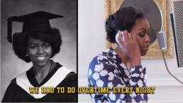 Michelle Obama revoluciona las redes sociales rapeando | VIDEO