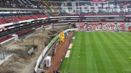 Trabajador muere al interior del Estadio Azteca