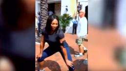 Serena Williams hace Twerking en la calle 