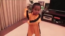Bruce Lee reencarna en niño de cuatro años