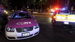 Roban y encajuelan a mujer taxista