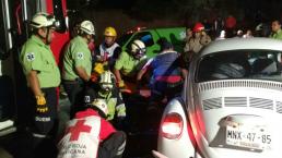 Conductor provoca accidente en Toluca-Zitácuaro