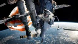 Astronautas reviven escena de “Gravity” en el espacio | VIDEO
